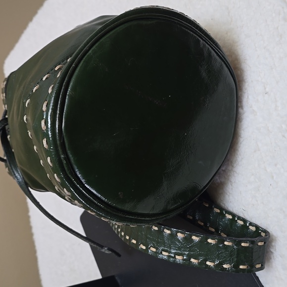 Moschino Green Tie Bucket Shoulder Bag - Picture 6 of 7